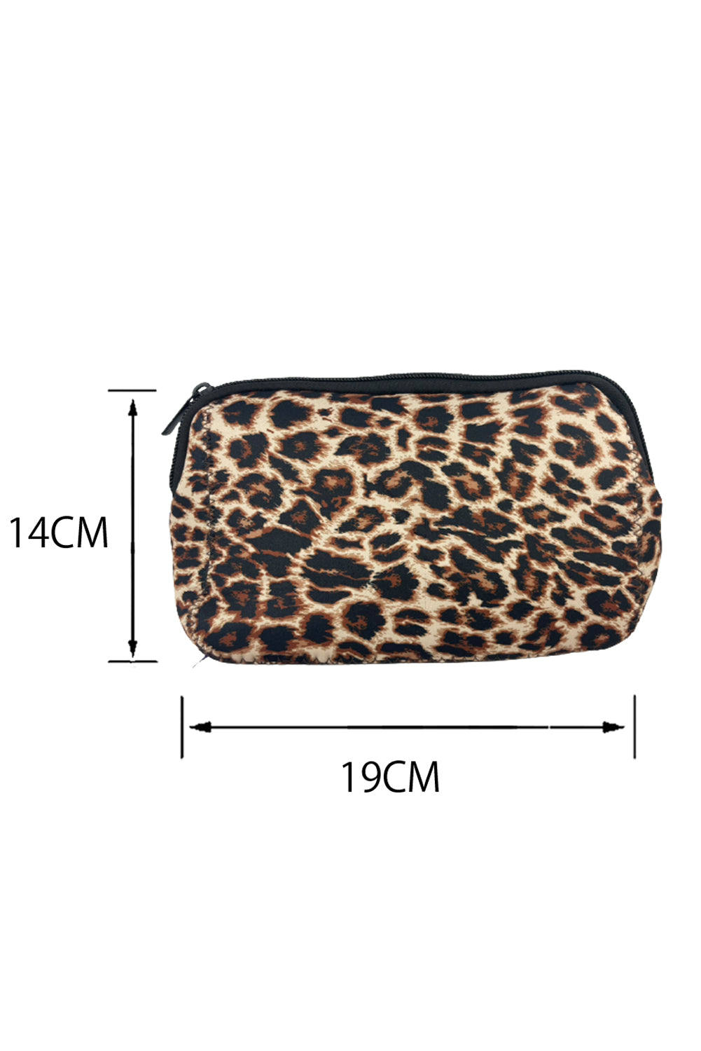 Brown Serape Leopard Make up Storage Bag 14*19CM