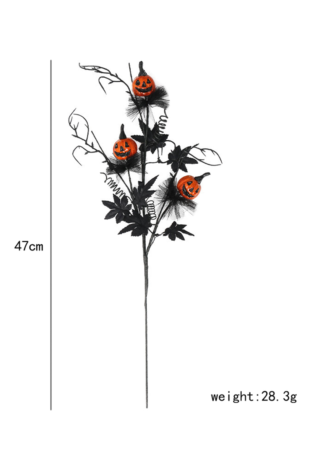 Vitality Orange Halloween Pumpkin Bruch Artificial Leaves Home Decoration