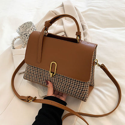 Casual Patchwork Contrast Bags