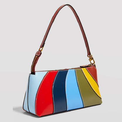 Casual Patchwork Contrast Bags