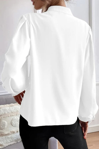 Elegant Solid Fold Half A Turtleneck Tops