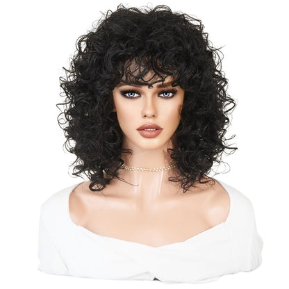 Casual Solid Patchwork Wigs