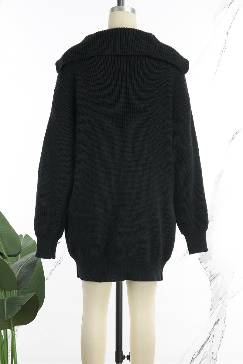 Casual Solid Patchwork Buckle Hooded Collar Outerwear