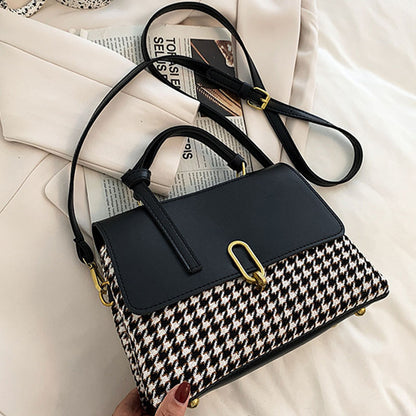 Casual Patchwork Contrast Bags