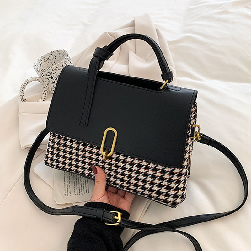 Casual Patchwork Contrast Bags